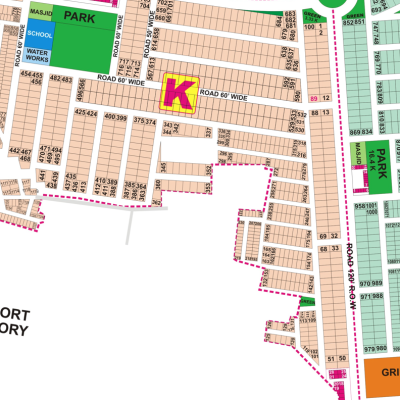 5 Marla Residential Plot in DHA Phase 9 Prism Demand 60 Lac Blok K