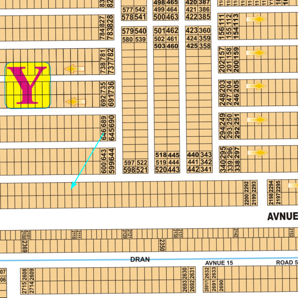 Pairs kanal Plot In DHA Phase 7 Lahore Block-Y-1