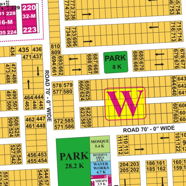 W-478 Plot For Sale In DHA Phase 8 Lahore-1