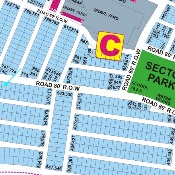 C-692 Plot For Sale In DHA Phase 9 Prisim Lahore-1