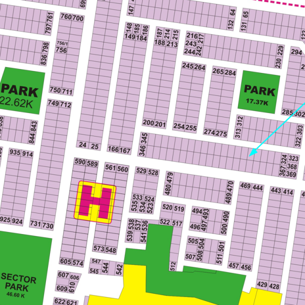 H-329 Plot For Sale In DHA Phase 9 Prisim Lahore-1