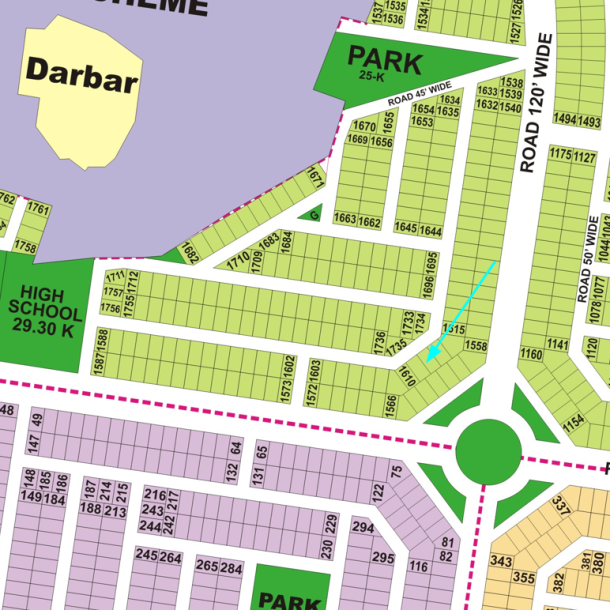 F-712 Plot For Sale In DHA Phase 9 Prisim Lahore-1