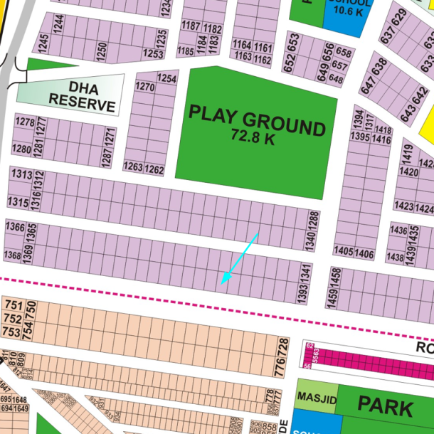 F-1612 Plot For Sale In DHA Phase 9 Prisim Lahore-1