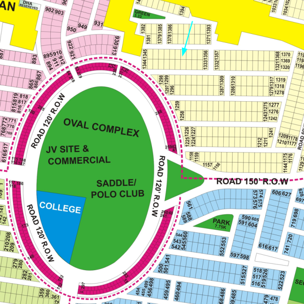 D-1352 Plot For Sale In DHA Phase 9 Prisim Lahore-1