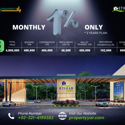 40 Marla Plot File Available In Etihad Town Phase 3 Lahore