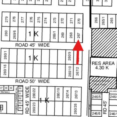 (Q 267+268) 1 Kanal Pairs Plots Demand 6.25 Crore On 45 Feet Road Near To Mosque And 65 Kanal Park Available For Sale In DHA Lahore Phase Q