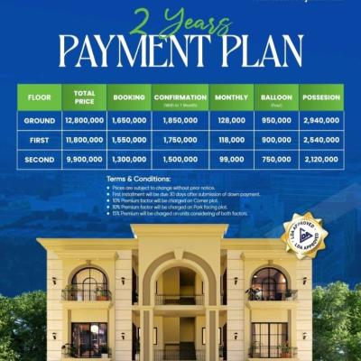 2nd Floor Prime Home In Etihad Town Phase 1 Lahore