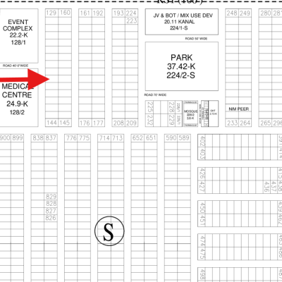 Facing Hospital 1 Kanal Plot For Sale In DHA Lahore Phase 7 Plot No 138
