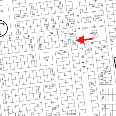 (T-1316+1317) 1 Kanal Pair Plots Prime Location Plots Demand 11 Crore Facing Playground Area, School And Near To Mosque On 100 Feet Wide Road Available For Sale In DHA Lahore Phase 8 Sector T