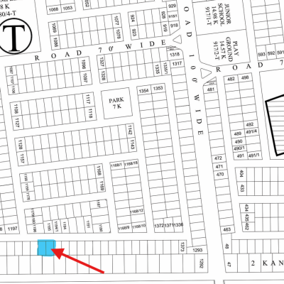 2 Kanal Pair Plot For Sale T - 1391 + 1392 Demand 1125 Lac In DHA Phase 8