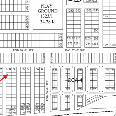 10 Marla Residential Plot For Sale T - 1781 Demand 182 Lac In DHA Phase 7