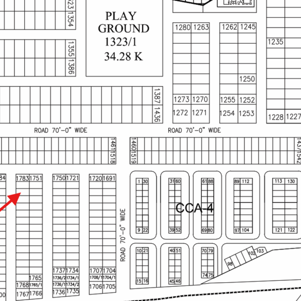 10 Marla Residential Plot For Sale T - 1781 Demand 182 Lac In DHA Phase 7-1