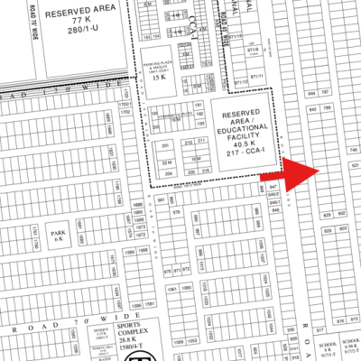 1 Kanal Prime Location Plot Is Available For Sale In DHA Lahore