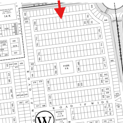 1 Kanal Prime Location Plot Is Available For Sale In DHA Lahore