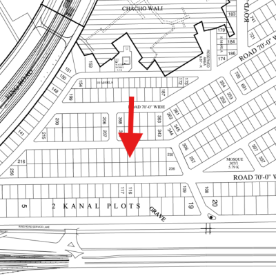 1 Kanal Pair Plots (X230+231) Demand 8.35 Crore Close To Park On 50 Feet Wide Road Available For Sale In DHA Lahore Phase 8 Block X