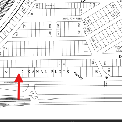 (X-7) 2 Kanal Plot Demand 13.50 Crore on 100 Feet Mean Road Near To Park And Commercial Area Is Available For Sale In DHA Lahore Phase 8 Block X