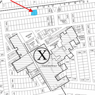 2 Kanal Pair Plot For Sale X - 1000 + 1001 Demand 835 Lac In DHA Phase 8