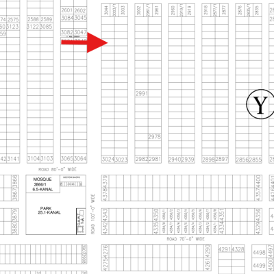 Prime Location 1 Kanal Residential Plot Is Available For Sale In DHA Lahore Plot No- 3040