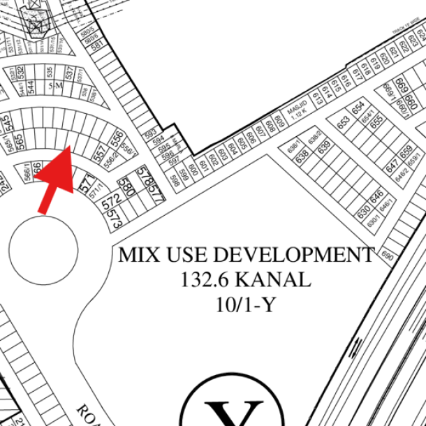 8 Marla Corner Plot Is Available For Sale In DHA Lahore Phase 8 Plot No y- 560-1