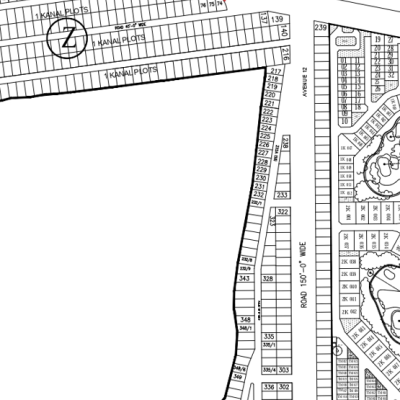 1 Kanal Plot For Sale Z1 - 279 Demand 400 Lac In DHA Phase 7