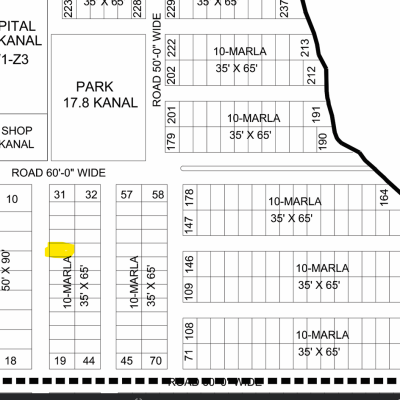 10 Marla Residential Plot For Sale In DHA Phase 8 Sector Z3