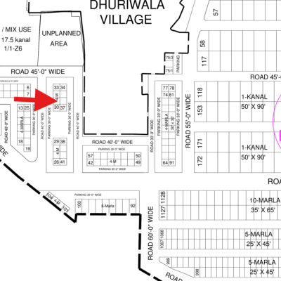 4 Marla Commercial Plot Is Available For Sale In DHA Lahore